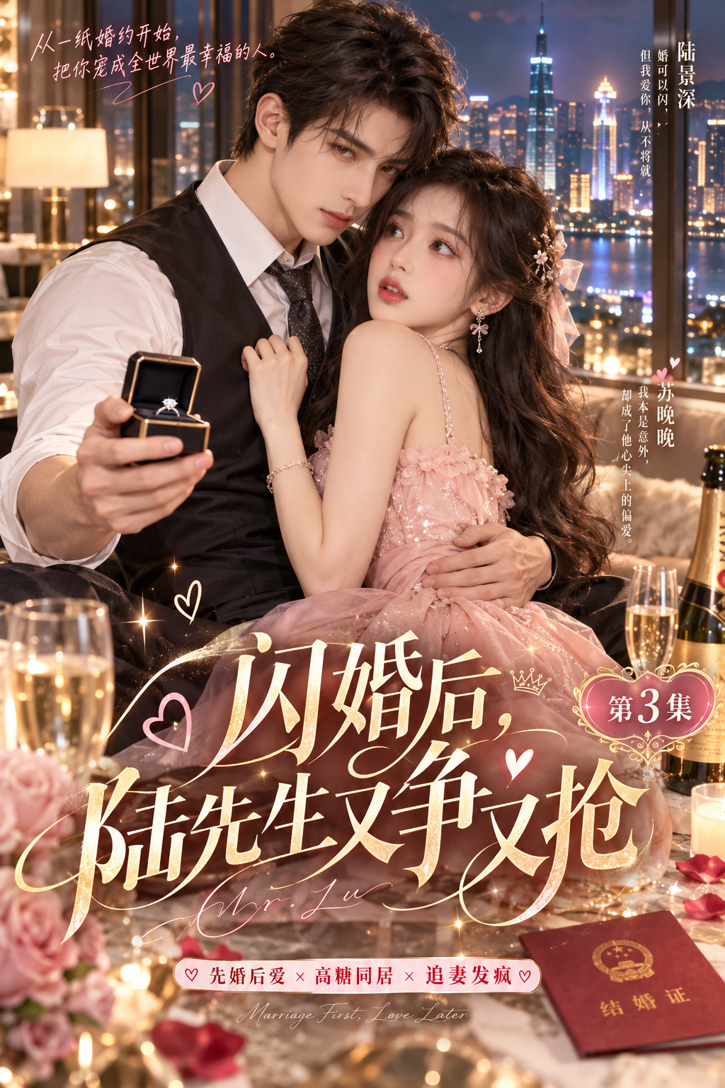金桔短剧 豪门遗嘱 AI漫剧封面