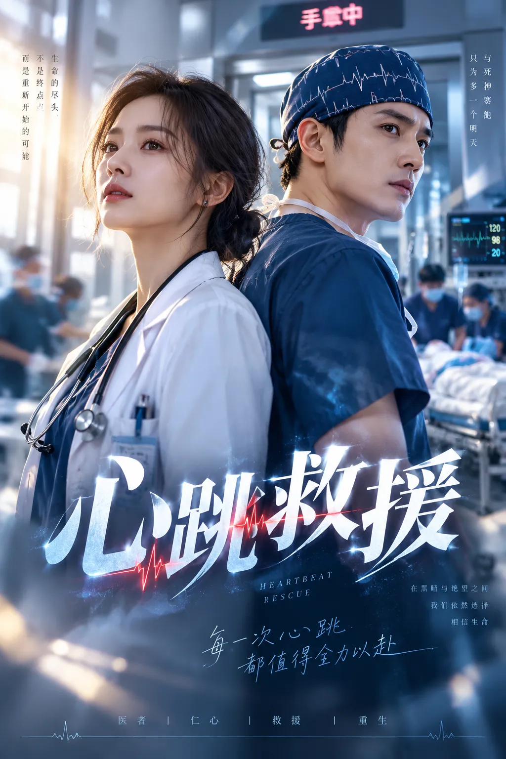HeyFafi短剧 心跳救援 AI漫剧封面